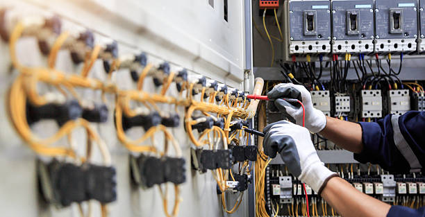 Professional Electrician technician working in St. John, IN